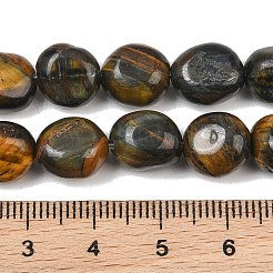 Dyed Natural Yellow Blue Tiger Eye Beads Strands&nbsp;GG-CBA787B-A25