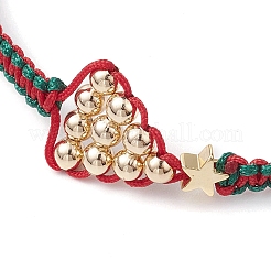 Adjustable Nylon Braided Bead Bracelets&nbsp;BJEW-TA00513