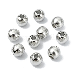 SHEGRACE Brass Textured Round Beads&nbsp;XGRPCU672-298P