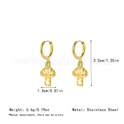 304 Stainless Steel Hoop Dangle Earrings for Women&nbsp;MS6210-3