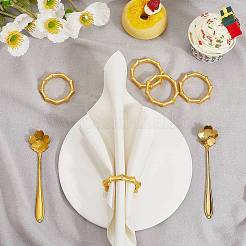 6Pcs Alloy Napkin Rings&nbsp;AJEW-CP0009-05G