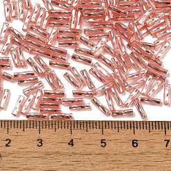 Glass Twist Bugle Beads&nbsp;SEED-C004-06A