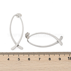 304 Stainless Steel Stud Earrings&nbsp;EJEW-Z089-10P