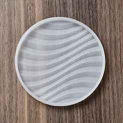 DIY Flat Round/Square Corrugated Cup Mat Silicone Molds&nbsp;SIMO-H009-02A-01