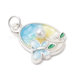 Alloy Enamel Pendants&nbsp;PALLOY-JF04631