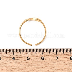 5Pcs 304 Stainless Steel Open Cuff Rings for Women&nbsp;RJEW-K313-12G