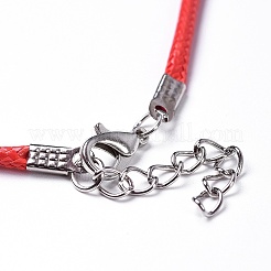 Imitation Leather Necklace Cords&nbsp;X-NCOR-R027-M