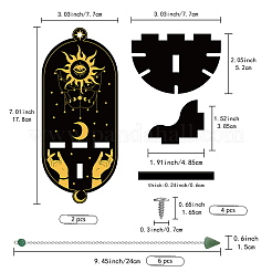 DIY Pendulum Divination Making Kit&nbsp;DIY-CN0002-07