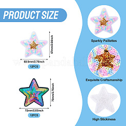 24Pcs 2 Colors Polyester Heat Transfer Vinyl Sheets&nbsp;PATC-TA0001-16