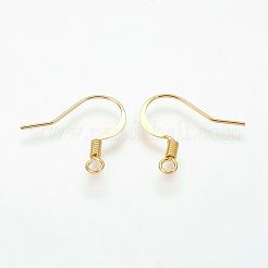 Brass French Earring Hooks&nbsp;KK-Q366-G-NF