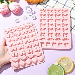 2Pcs Bowknot & Lip & Heart Silicone Molds&nbsp;ST-CJ0043-006