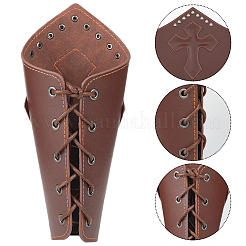 Adjustable Cowhide Cross Cord Bracelet&nbsp;AJEW-WH0342-87A
