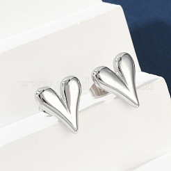 Non-Tarnish 304 Stainless Steel Heart Stud Earrings for Women&nbsp;X-EJEW-F300-09P