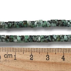 Dyed Natural Sesame Jasper/Kiwi Jasper Imitation African Turquoise Beads Strands&nbsp;G-H230-57