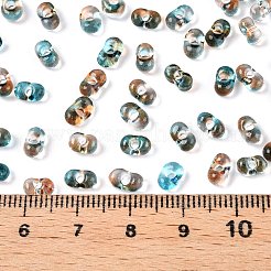 Spray Painted Glass Seed Beads&nbsp;SEED-T007-08A