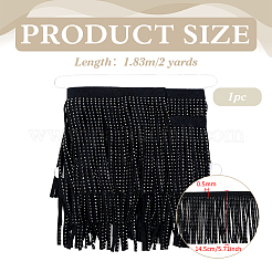 2Yards Velvet Tassel Fringe Trimming&nbsp;SRIB-PH0001-89A