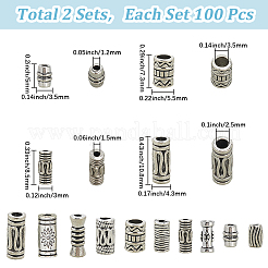2 Sets Tibetan Styles Alloy Beads&nbsp;FIND-SC0019-62