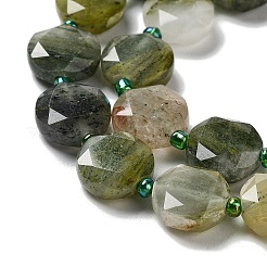 Natural Green Line Jasper Beads Strands&nbsp;G-NH0004-009