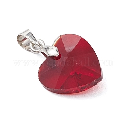 10Pcs Glass Pendants&nbsp;PALLOY-JF03119-03