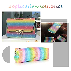 Sparkle PU Leather Fabric&nbsp;AJEW-MSMC006-01