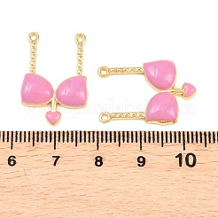 Brass Enamel Pendants&nbsp;KK-B167-03G-03