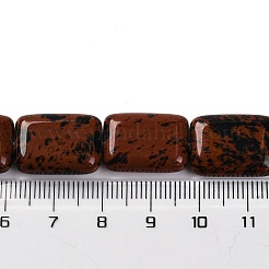 Natural Mahogany Obsidian Beads Strands&nbsp;G-T047-B26-01