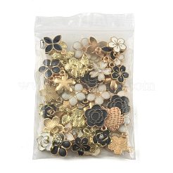 48Pcs 12 Styles Alloy Enamel Pendants&nbsp;ENAM-FS0004-10