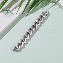 Handmade Spray Painted Acrylic Curb Chains&nbsp;AJEW-JB00894-01