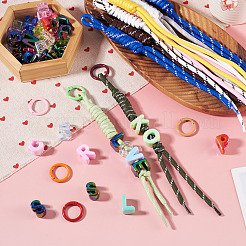 Nylon Cord Pendant Decorations&nbsp;DIY-TA0015-61B