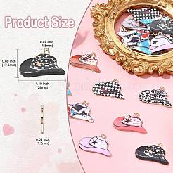 45Pcs 9 Colors Printed Zinc Alloy Pendants&nbsp;FIND-CJ0004-24