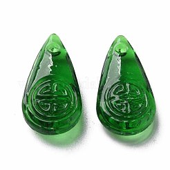 Transparent Handmade Bumpy Lampwork Beads&nbsp;LAMP-T017-13E