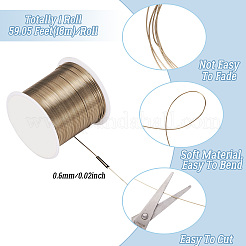 Round Copper Beading Wire for Jewelry Making&nbsp;YS-TAC0004-0.6mm-18