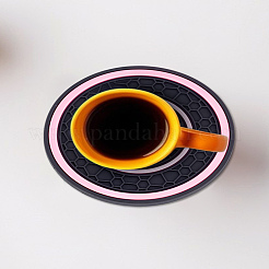 2Pcs PVC Coaster&nbsp;AJEW-LP0006-75D