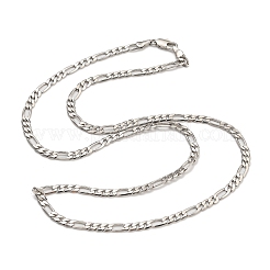 Brass Figaro Chain Bracelets & Necklaces for Women&nbsp;NJEW-U011-11P