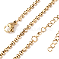 2.5MM 304 Stainless Steel Rolo Chain/Pea Chain Necklaces&nbsp;SA-CBA4160-23G