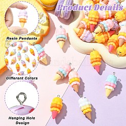Opaque Resin Pendants&nbsp;RESI-CJC0012-46