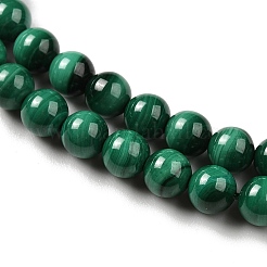 Natural Malachite Beads Strands&nbsp;G-A271-A01-6mm