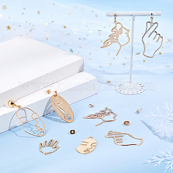 DIY Human Body Theme Earring Making Kits&nbsp;DIY-SC0011-78G