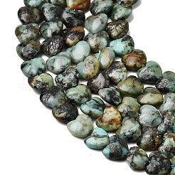 Natural African Turquoise(Jasper) Beads Strands&nbsp;G-P575-C18-6mm