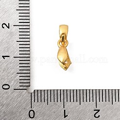 Brass Micro Pave Cubic Zirconia Ice Pick Pinch Bails&nbsp;KK-G600-24G-03