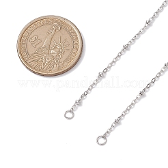 2Pcs 2 Colors 304 Stainless Steel Slider Necklace Makings&nbsp;AJEW-JB01258