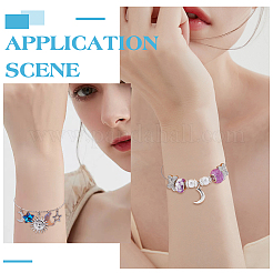 18pcs Textured Simple Thin Stainless Steel Bangles Set&nbsp;BJEW-SC0001-19