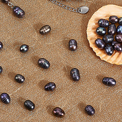 50Pcs Large Hole Pearl Beads&nbsp;PEAR-LT0001-09C