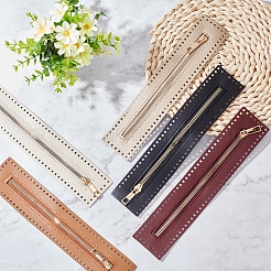 5Pcs 5 Colors PU Imitation Leather Purse Zippers&nbsp;PURS-WR0006-91