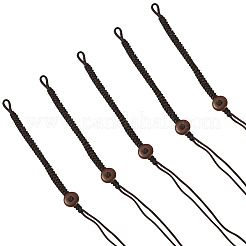 5Pcs Braided Polyester Nylon Mobile Phone Making Cord Loops&nbsp;FIND-TA0008-45A
