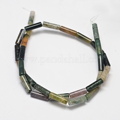 Column Natural Indian Agate Bead Strands&nbsp;X-G-M258-04