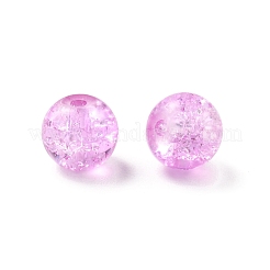 Spray Painted Crackle Glass Beads&nbsp;CCG-XCP0001-10