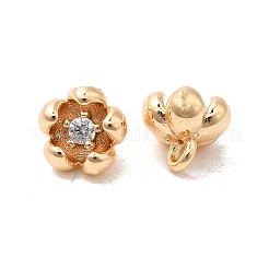 Brass & Cubic Zirconia Pendants&nbsp;KK-Q773-16G-03