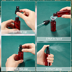 Empty Portable Plastic Spray Bottles&nbsp;AJEW-GF0009-72A-02