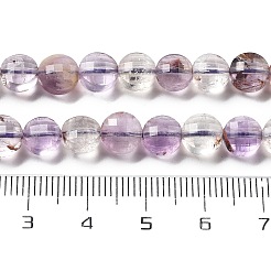 Natural Purple Phantom Quartz Purple Lodolite Quartz Beads Strands&nbsp;G-C179-A17-02